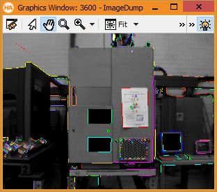 Screenshot of a HDevelop window