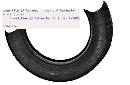 Image of a tire scan